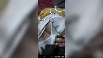 Tamil Babe Flashing Her Perky Tits For Her Boyfriend Secretly