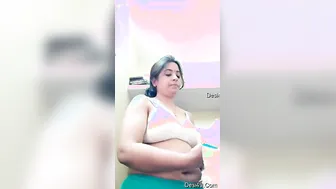 Horny Bhabhi Stripping Naked Showing Off Her Tits And Pussy