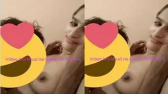 GF Recording While Her Lover Sucks Her Tits In Selfie Mode