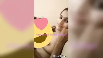 GF Recording While Her Lover Sucks Her Tits In Selfie Mode