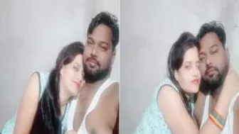 Young Desi Couple Getting Romantic And Wild Together In Bedroom