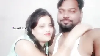 Young Desi Couple Getting Romantic And Wild Together In Bedroom