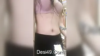 Sexy Village Girl Dancing Naked Showing Off Her Tight Body At Home
