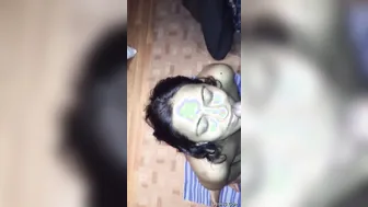 Cute GF Taking Her Boyfriends Load All Over Her Pretty Face