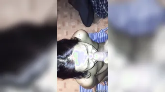 Cute GF Taking Her Boyfriends Load All Over Her Pretty Face