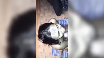 Cute GF Taking Her Boyfriends Load All Over Her Pretty Face