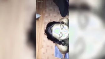 Cute GF Taking Her Boyfriends Load All Over Her Pretty Face