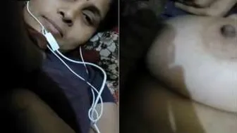My Horny Desi Wife Teasing With Her Massive Tits On Video Call