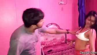 Slutty Call Girl Squeezing Her Breasts Hard Begging For Cock