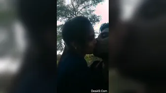 Desi Lovers Recording Themselves Kissing And Getting Naughty At Home