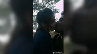 Desi Lovers Recording Themselves Kissing And Getting Naughty At Home