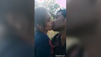 Desi Lovers Recording Themselves Kissing And Getting Naughty At Home