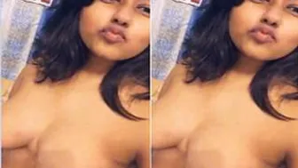 Sexy Village Girl Stripping Down Filming Herself Alone Part 2