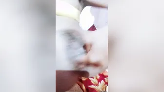 Naughty GF Pleasuring Herself With Banana In Bedroom