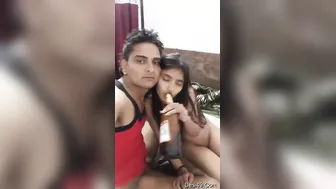 My GF Getting Tipsy And Naughty Drinking With Me At Home