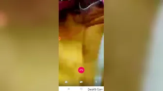 Cheating Wife Showing Her Tight Pussy To Lover On Late Night Call