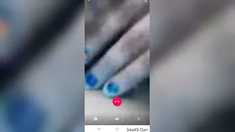 Cheating Wife Showing Her Tight Pussy To Lover On Late Night Call