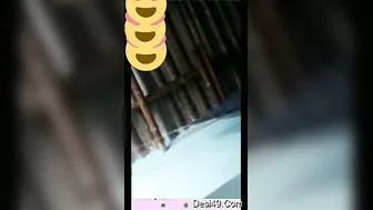 Village Wife Flashing Her Big Tits On Video Call For Lover