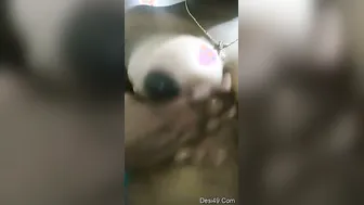 Indian GF Teasing With Her Perky Boobs On Camera
