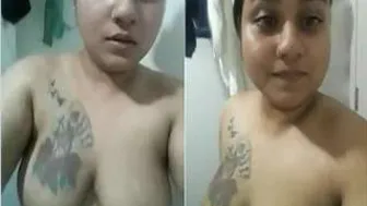 Tamil Babe Filming Her Naked Body For Her Secret Lover Tonight