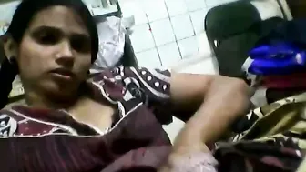 Horny Indian Girl Recording Herself Touching While Home Alone
