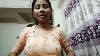 Sexy Desi Bhabhi Stripping Off Her Clothes And Teasing On Cam