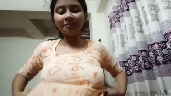 Sexy Desi Bhabhi Stripping Off Her Clothes And Teasing On Cam