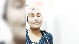 Indian Wife Bathing Naked Caught On Camera Showing Everything Off