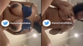 Village GF Exposing Her Huge Tits And Tight Pussy On Cam