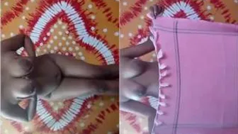 Hairy Desi Slut Spreading Wide Showing Off Her Massive Boobs