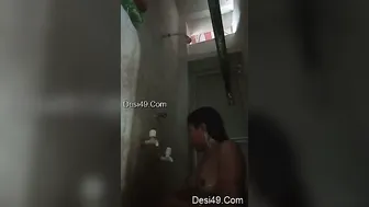 Village Wife Bathing Naked Recording Herself To Earn Money