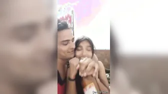 Desi GF And Boyfriend Drinking Beer Together Part One