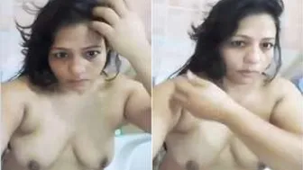 Cheating Wife Exposing Her Naked Body And Dripping Wet Pussy