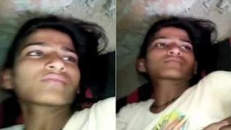 Village Lover Filming His GF Getting Soaking Wet For Him