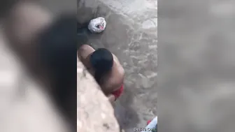 Desi Married Woman Bathing Secretly Filmed Without Her Knowing