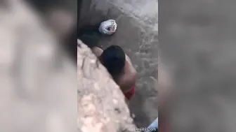 Desi Married Woman Bathing Secretly Filmed Without Her Knowing