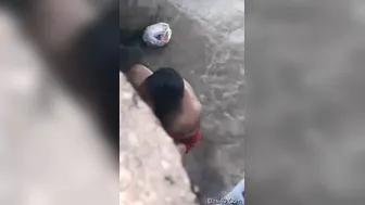 Desi Married Woman Bathing Secretly Filmed Without Her Knowing