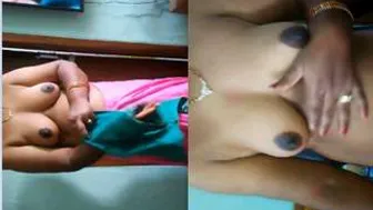 Wife Unwrapping Her Saree Showing Off Her Curves And Wet Pussy