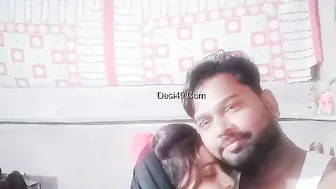 Indian Couple Getting Intimate And Frisky Behind Closed Doors