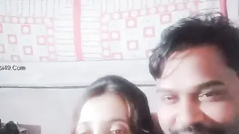 Indian Couple Getting Intimate And Frisky Behind Closed Doors