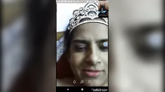 Horny Indian Wife Flashing Tits And Wet Cunt On Video Call
