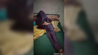 Sexy Indian Wife Fingering Herself While Hubby Films It All