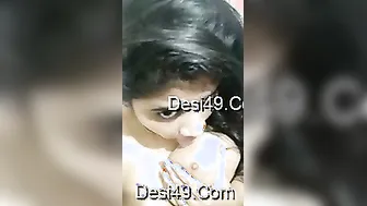 Amateur Indian Girl Masturbating And Recording Selfie For Me