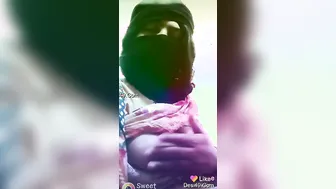 Young Desi Babe Teasing With Her Perky Tits On Camera For Me
