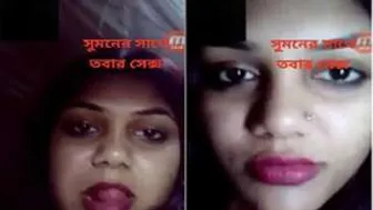 Young Indian Girl Rubbing Herself And Squeezing Her Big Breasts