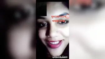 Young Indian Girl Rubbing Herself And Squeezing Her Big Breasts