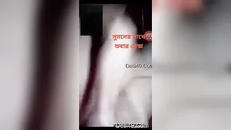 Young Indian Girl Rubbing Herself And Squeezing Her Big Breasts