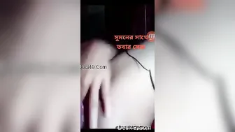 Young Indian Girl Rubbing Herself And Squeezing Her Big Breasts