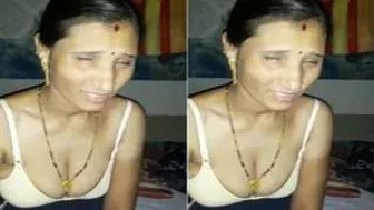 Shy Married Woman Having Her Breasts Fondled By Her Husband