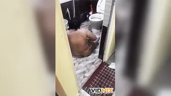 Sneaking Footage Of My Tamil Wife Washing Up In The Bathroom